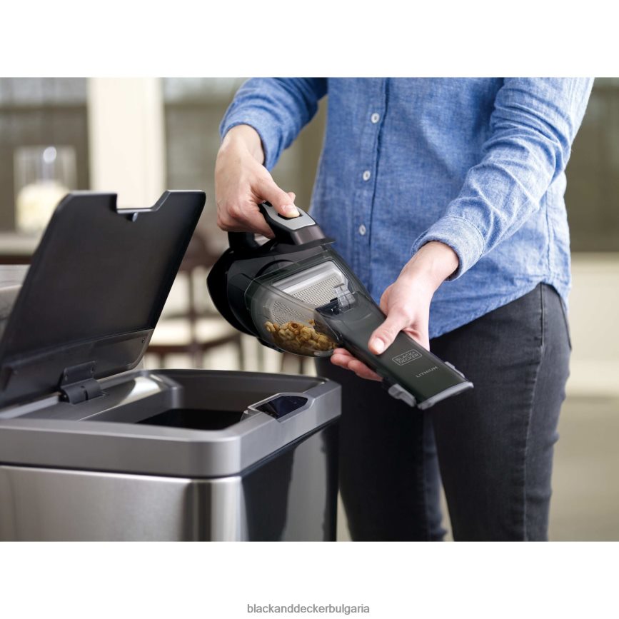 почистване бг BLACK+DECKER литиево-йонна безжична ръчна прахосмукачка V8R6ZD28