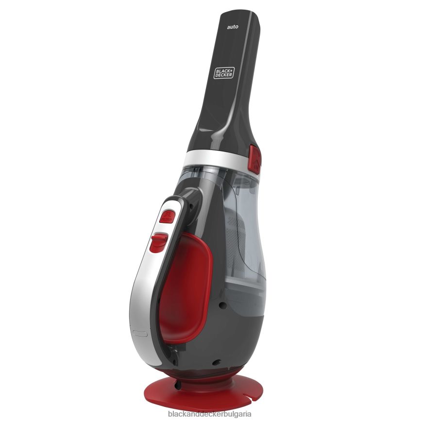 почистване бг BLACK+DECKER dustbuster 12v max dc автомобилна ръчна прахосмукачка червена V8R6ZD46