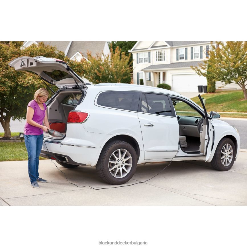 почистване бг BLACK+DECKER dustbuster 12v max dc quickclean ръчна прахосмукачка сива V8R6ZD51