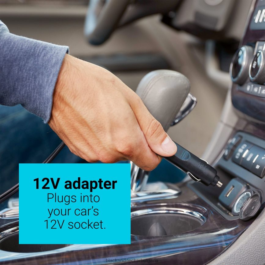 почистване бг BLACK+DECKER dustbuster 12v max dc quickclean ръчна прахосмукачка сива V8R6ZD51