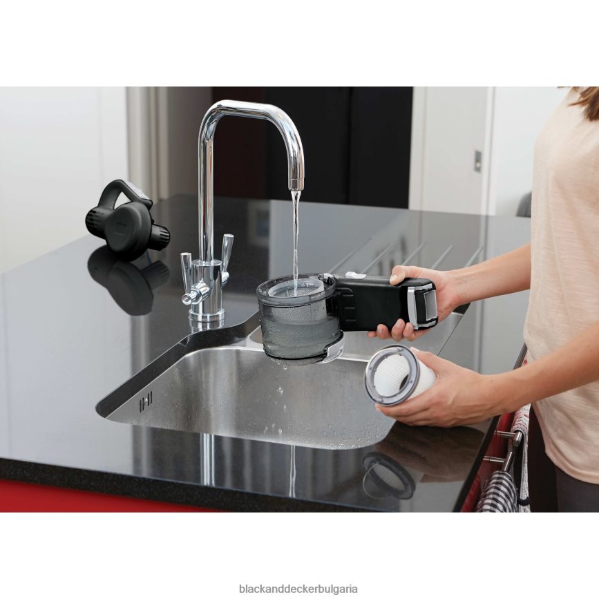 почистване бг BLACK+DECKER dustbuster 20v max ръчна прахосмукачка безжична сива V8R6ZD7