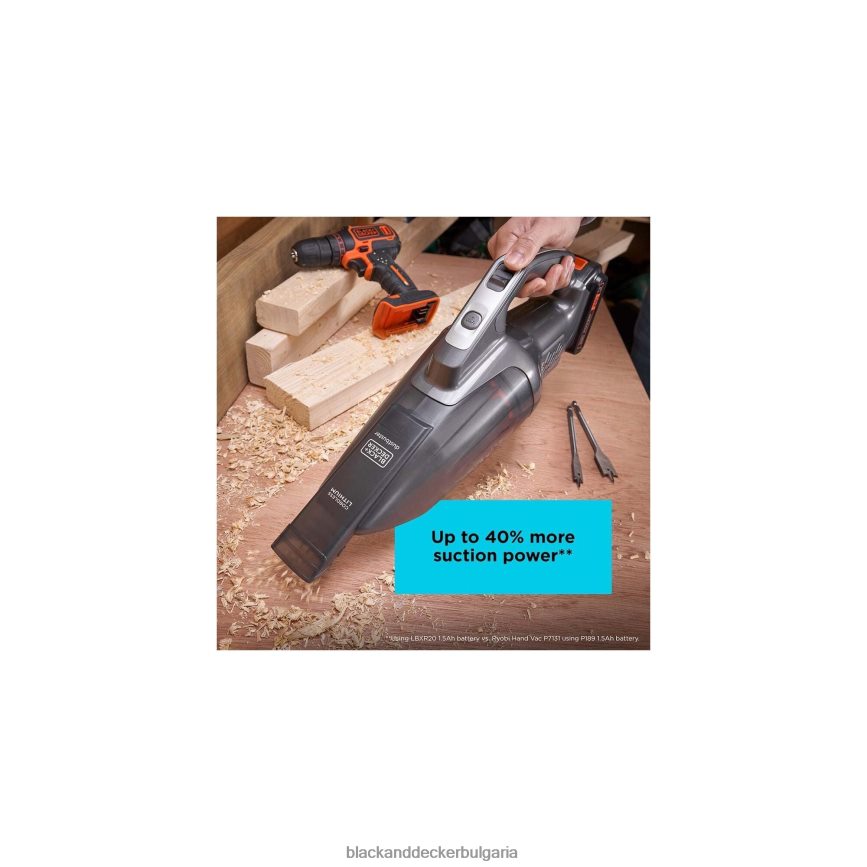 почистване бг BLACK+DECKER dustbuster 20v max powerconnect безжична ръчна прахосмукачка (само инструмент) V8R6ZD56