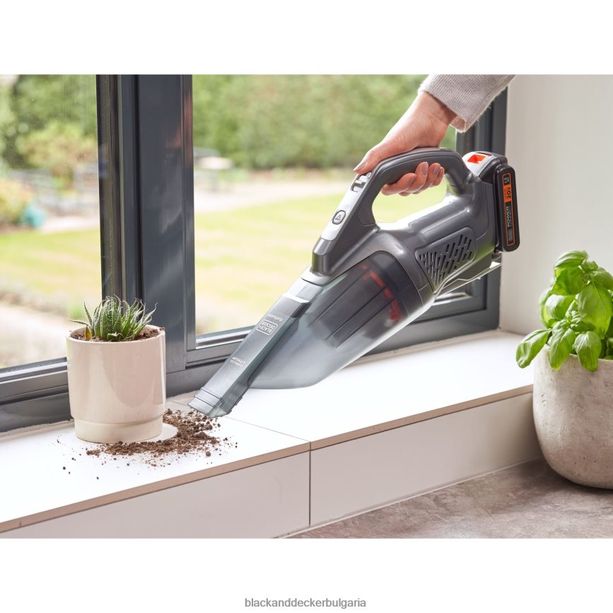 почистване бг BLACK+DECKER dustbuster 20v max powerconnect безжична ръчна прахосмукачка V8R6ZD6