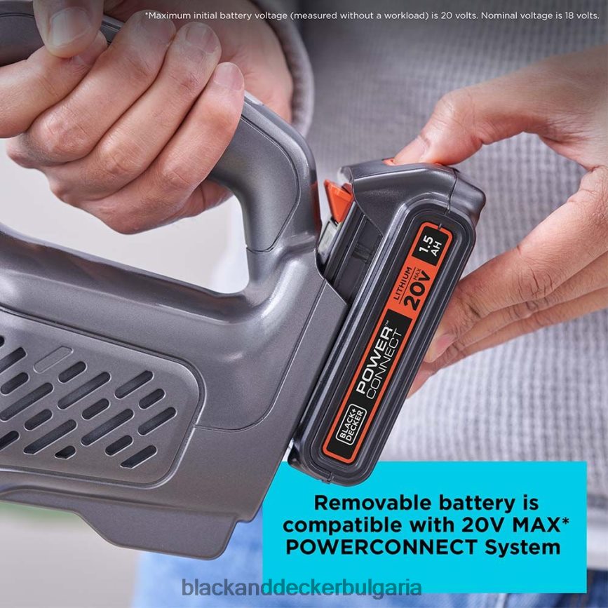 почистване бг BLACK+DECKER dustbuster 20v max powerconnect безжична ръчна прахосмукачка V8R6ZD6