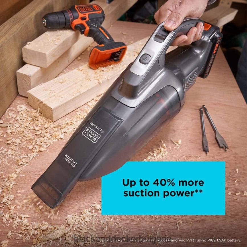почистване бг BLACK+DECKER dustbuster 20v max powerconnect безжична ръчна прахосмукачка V8R6ZD6
