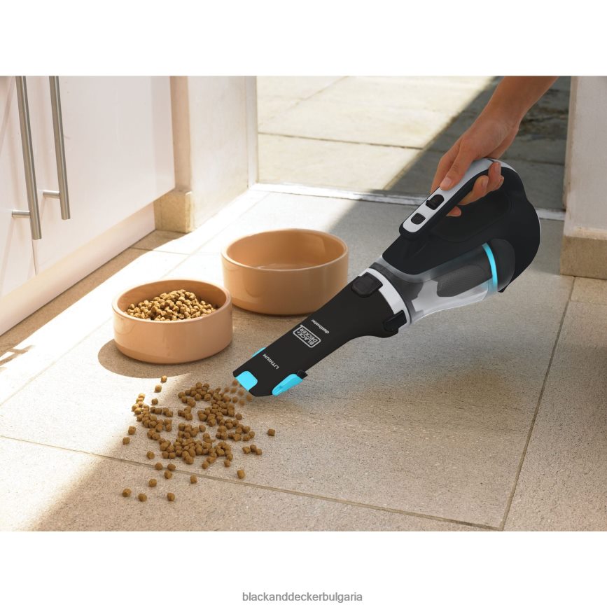 почистване бг BLACK+DECKER въртяща се безжична ръчна прахосмукачка dustbuster V8R6ZD17