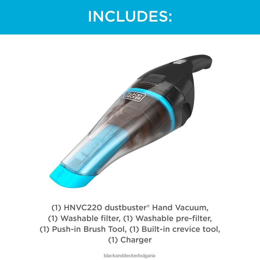 почистване бг BLACK+DECKER класическа безжична ръчна прахосмукачка dustbuster V8R6ZD20