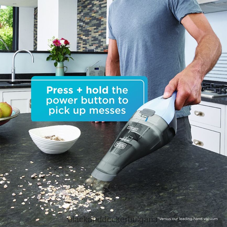 почистване бг BLACK+DECKER безжична ръчна прахосмукачка dustbuster със зарядно за стена V8R6ZD23