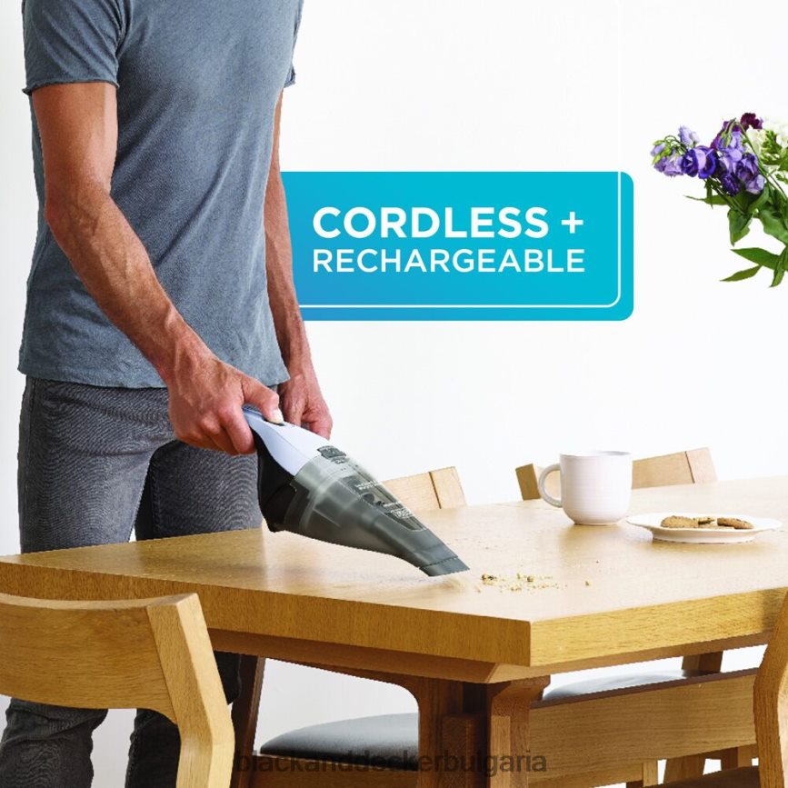 почистване бг BLACK+DECKER безжична ръчна прахосмукачка dustbuster със зарядно за стена V8R6ZD23