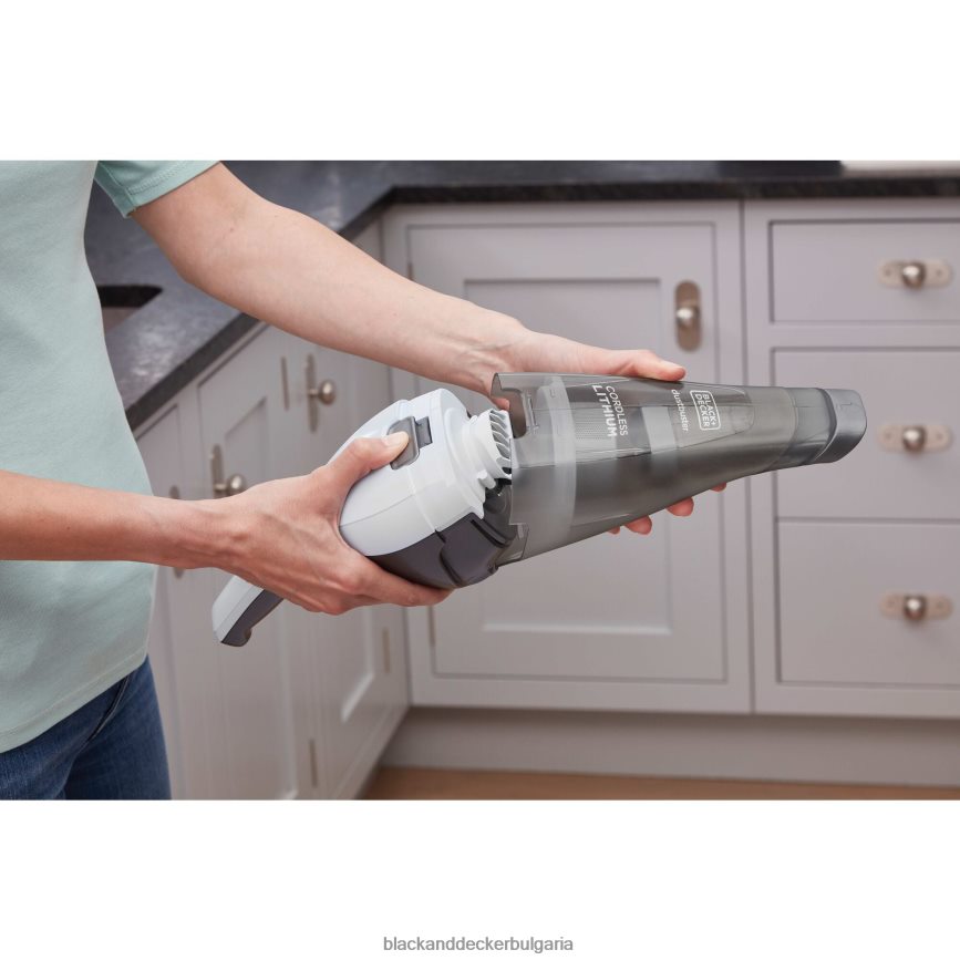 почистване бг BLACK+DECKER безжична литиево-йонна ръчна прахосмукачка dustbuster V8R6ZD27
