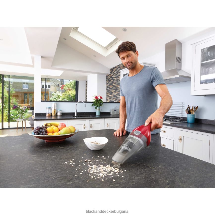 почистване бг BLACK+DECKER ръчна прахосмукачка dustbuster V8R6ZD38