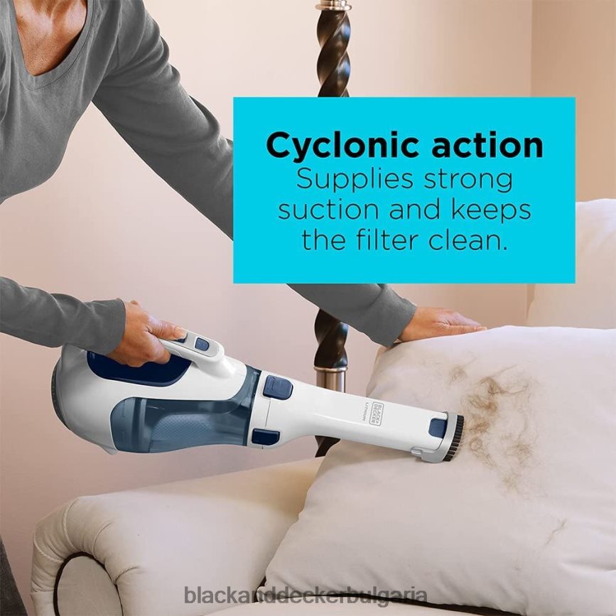 почистване бг BLACK+DECKER dustbuster ръчна вакуумна безжична мастило със синьо V8R6ZD44