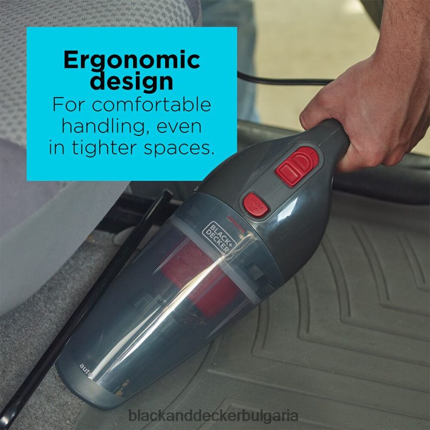 почистване бг BLACK+DECKER ръчна прахосмукачка dustbuster за кола V8R6ZD48