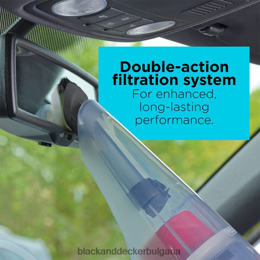 почистване бг BLACK+DECKER ръчна прахосмукачка dustbuster за кола V8R6ZD48