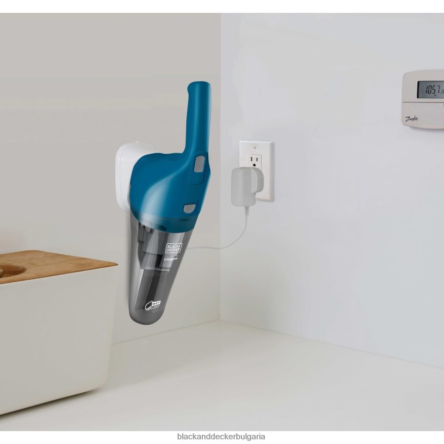 почистване бг BLACK+DECKER dustbuster ръчна безжична прахосмукачка синя V8R6ZD53