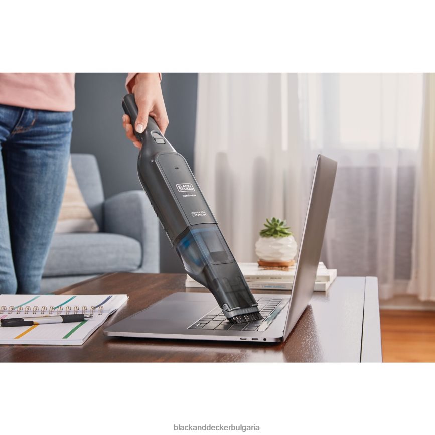 почистване бг BLACK+DECKER dustbuster безжична ръчна прахосмукачка advancedclean със зарядно устройство филтър и четка инструмент за пукнатини V8R6ZD11