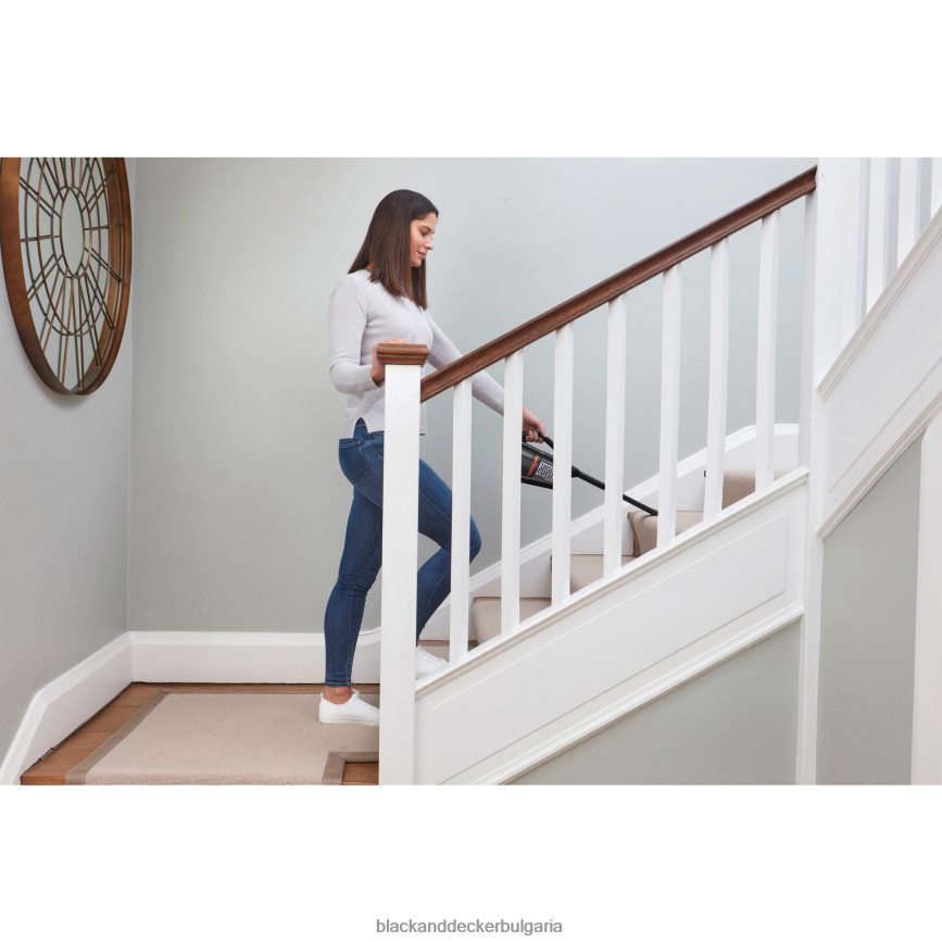 почистване бг BLACK+DECKER dustbuster ръчна вакуумна безжична прахосмукачка advancedclean черно V8R6ZD1
