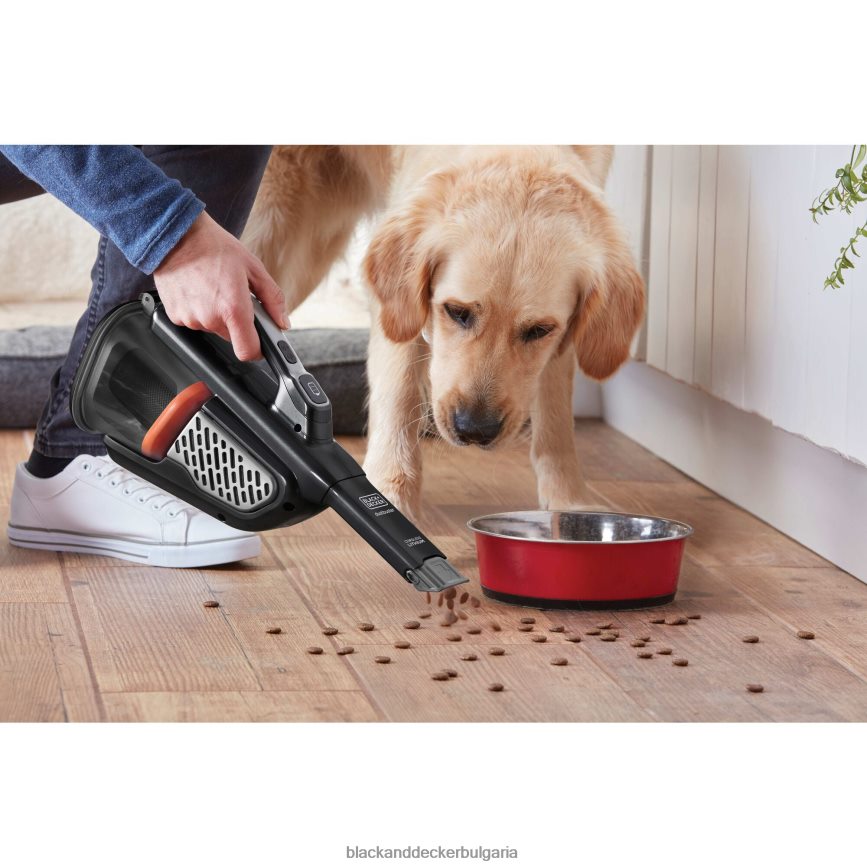 почистване бг BLACK+DECKER dustbuster ръчна вакуумна безжична прахосмукачка advancedclean черно V8R6ZD1