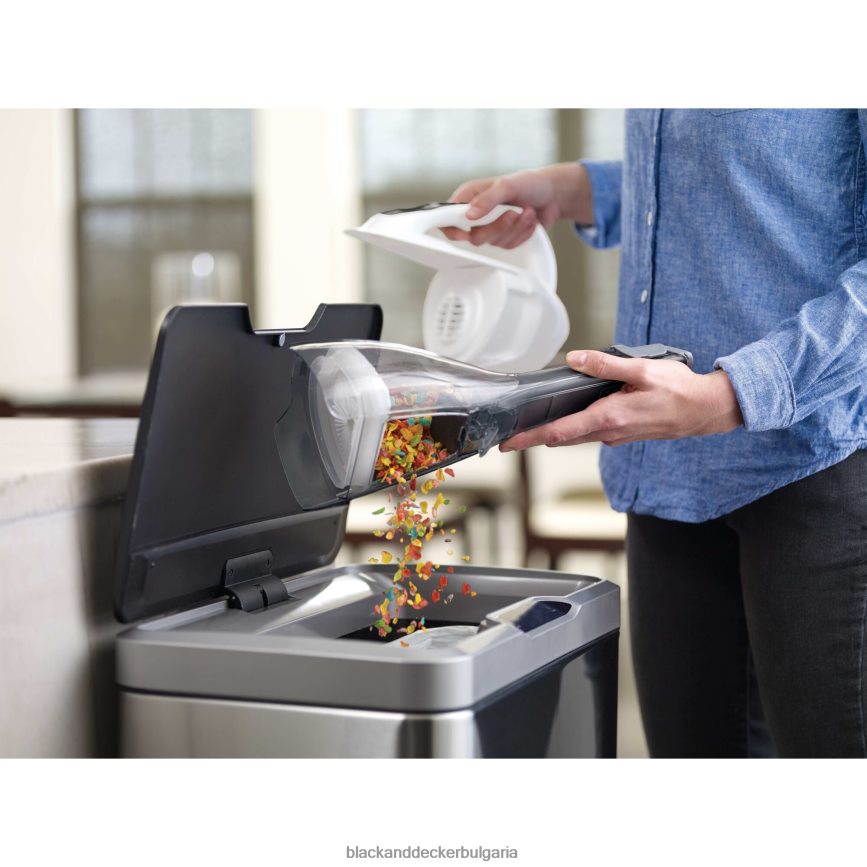 почистване бг BLACK+DECKER dustbuster advancedclean безжична ръчна прахосмукачка бяла V8R6ZD41