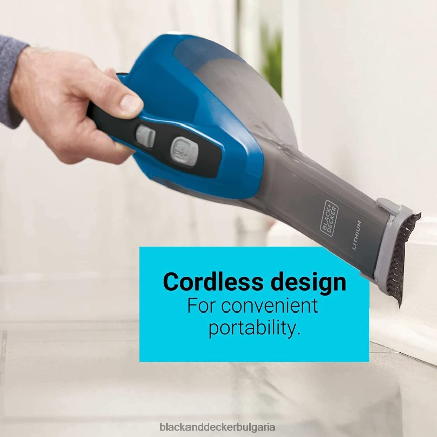 почистване бг BLACK+DECKER безжична ръчна прахосмукачка dustbuster advancedclean V8R6ZD52