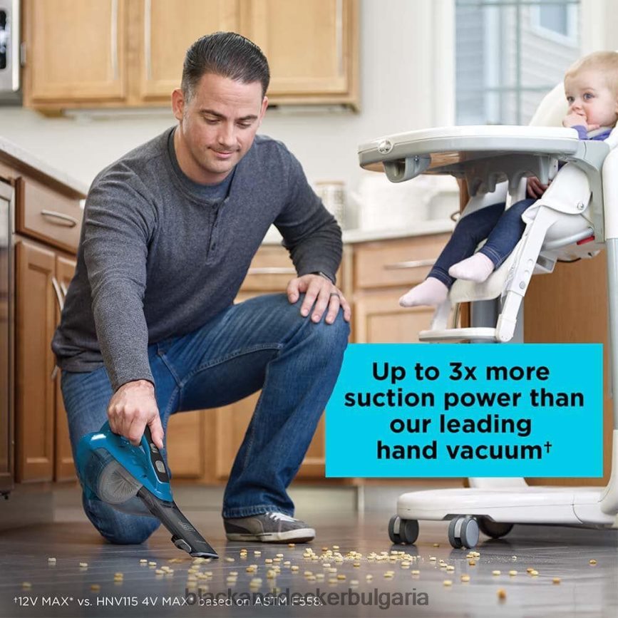 почистване бг BLACK+DECKER безжична ръчна прахосмукачка dustbuster advancedclean V8R6ZD52