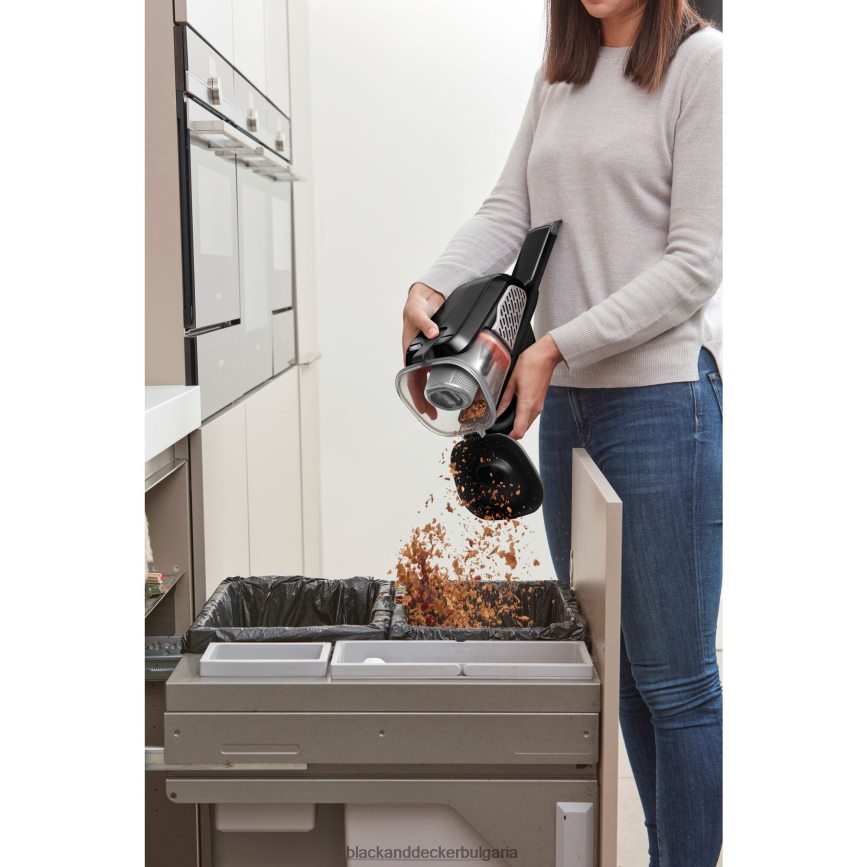 почистване бг BLACK+DECKER dustbuster advancedclean gen 11 ръчна прахосмукачка - 5 клетки 1.5ah V8R6ZD36