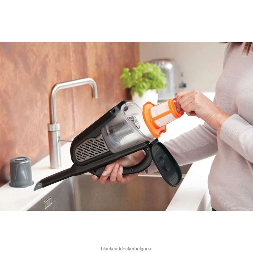 почистване бг BLACK+DECKER dustbuster advancedclean gen 11 ръчна прахосмукачка - 5 клетки 1.5ah V8R6ZD36