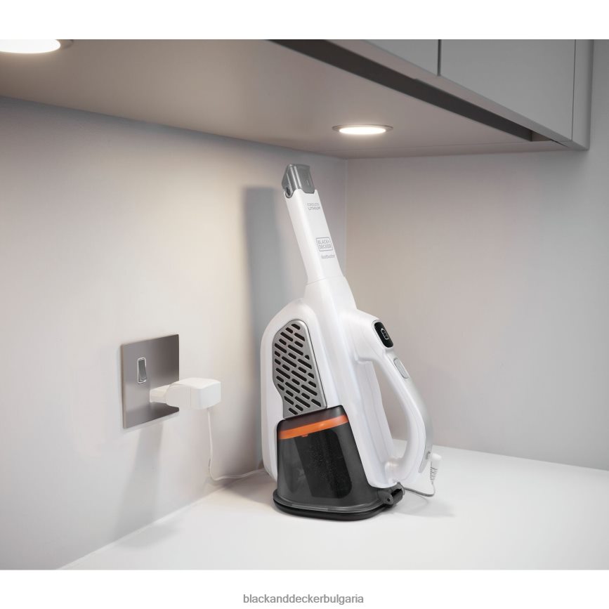 почистване бг BLACK+DECKER dustbuster ръчна вакуумна безжична прахосмукачка advancedclean white V8R6ZD33