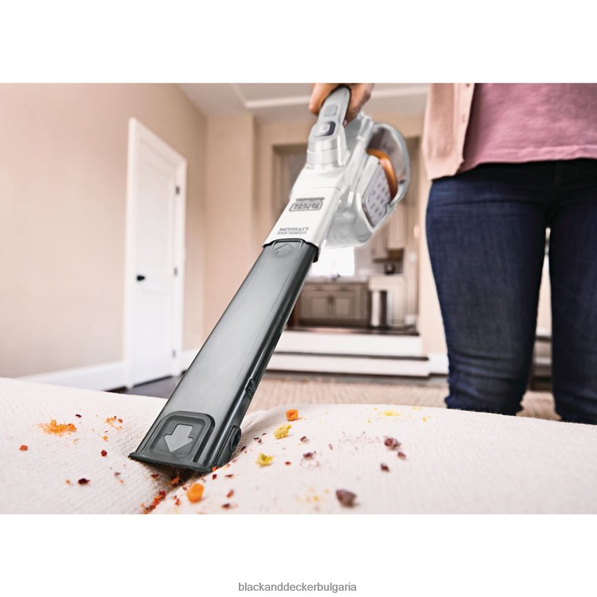 почистване бг BLACK+DECKER dustbuster ръчна вакуумна безжична прахосмукачка advancedclean white V8R6ZD33