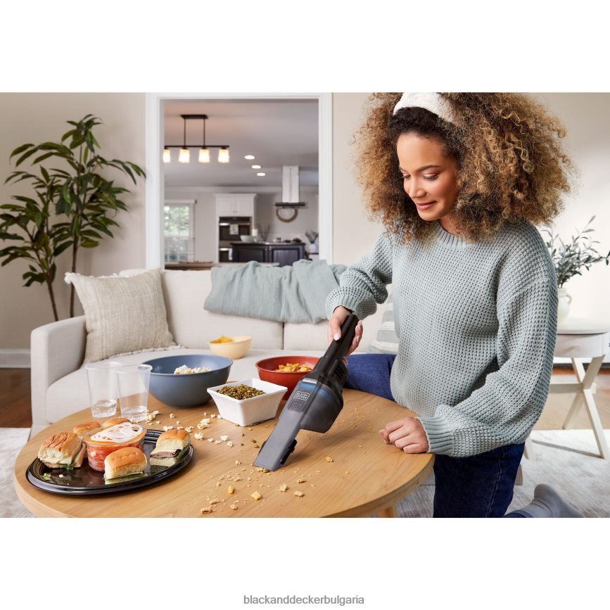 почистване бг BLACK+DECKER безжична ръчна прахосмукачка dustbuster blast V8R6ZD3