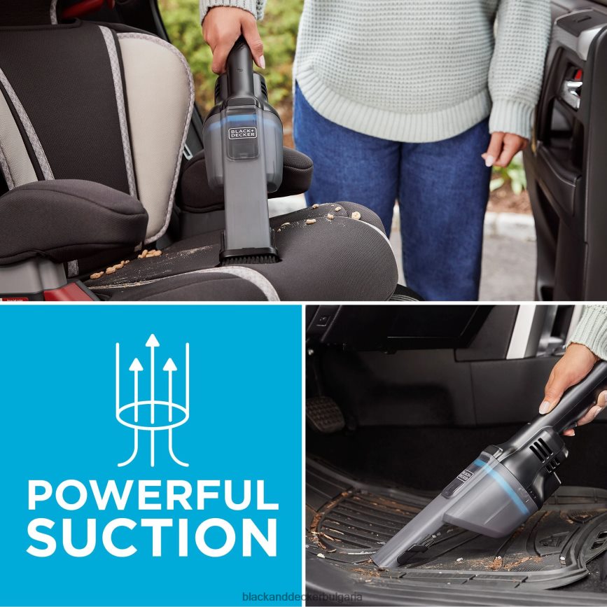 почистване бг BLACK+DECKER безжична ръчна прахосмукачка dustbuster blast V8R6ZD3