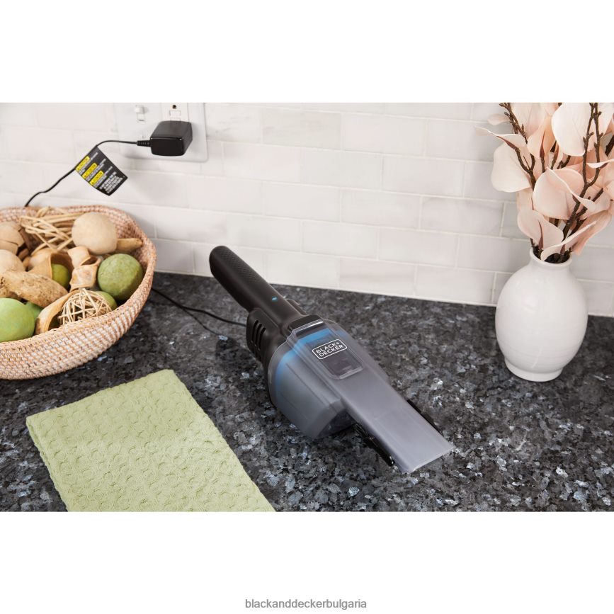 почистване бг BLACK+DECKER безжична ръчна прахосмукачка dustbuster blast V8R6ZD3