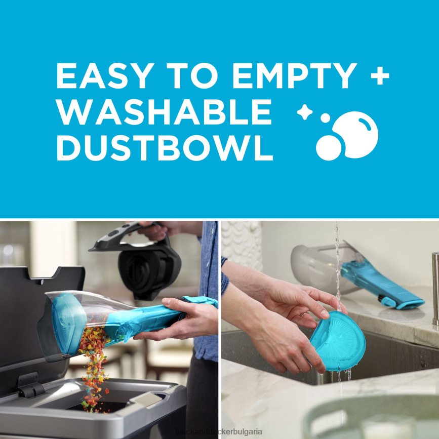 почистване бг BLACK+DECKER dustbuster detailer безжична ръчна прахосмукачка V8R6ZD19