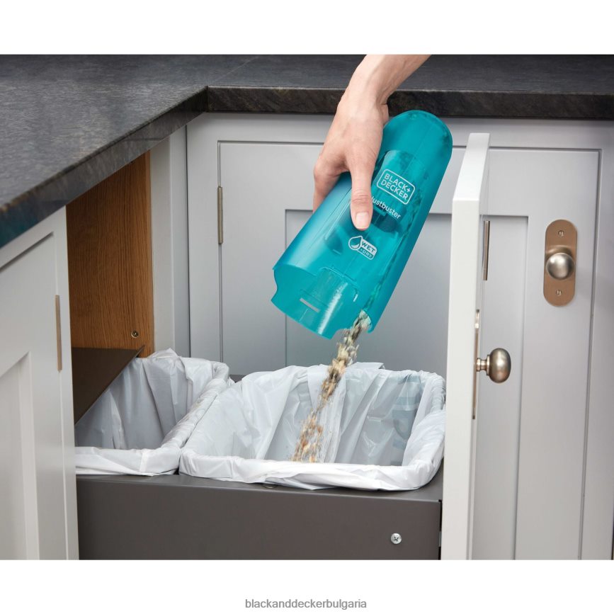 почистване бг BLACK+DECKER dustbuster quickclean безжична ръчна прахосмукачка за мокро/сухо тюркоаз V8R6ZD61