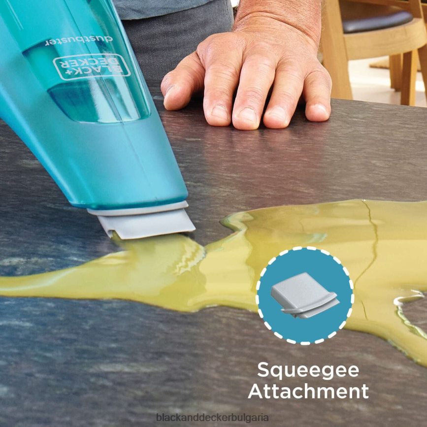 почистване бг BLACK+DECKER dustbuster quickclean безжична ръчна прахосмукачка за мокро/сухо тюркоаз V8R6ZD61