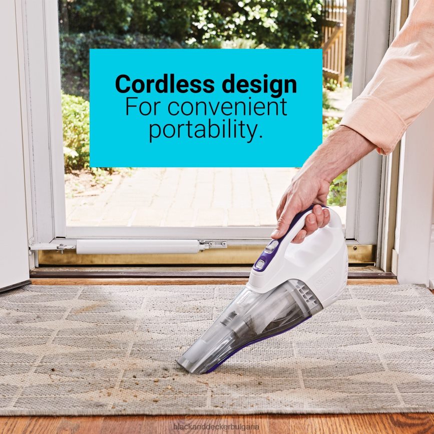 почистване бг BLACK+DECKER безжична ръчна прахосмукачка dustbuster quickclean pet V8R6ZD50