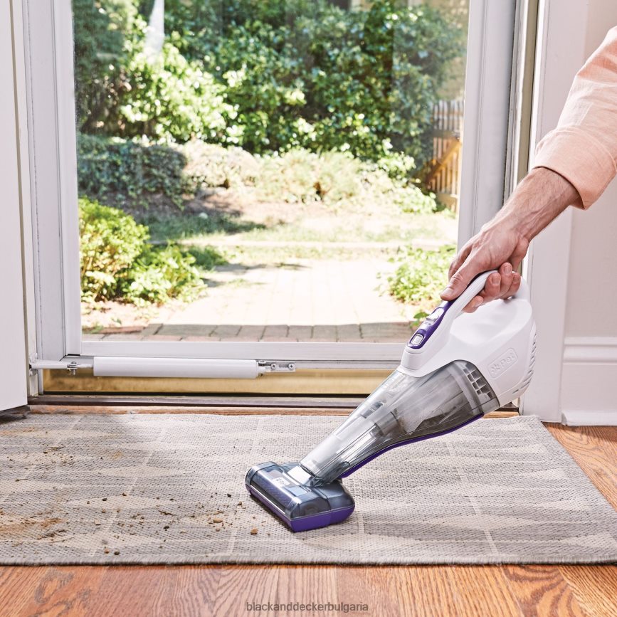 почистване бг BLACK+DECKER безжична ръчна прахосмукачка dustbuster quickclean pet V8R6ZD50