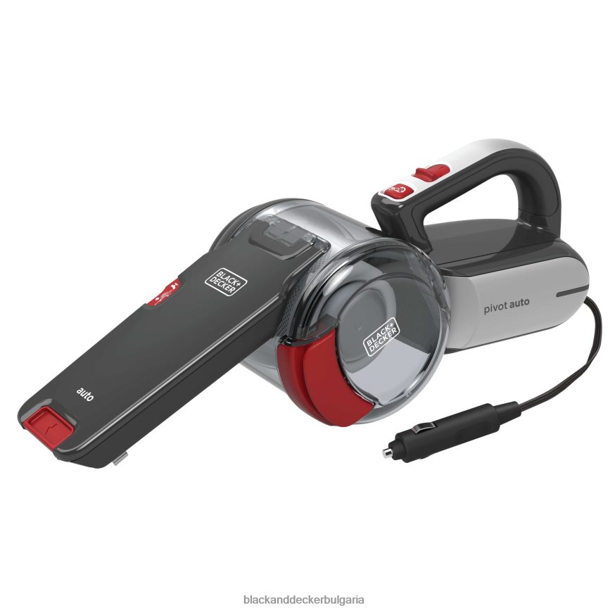 почистване бг BLACK+DECKER pivot vac 12v max dc ръчен вакуум за кола черен V8R6ZD47