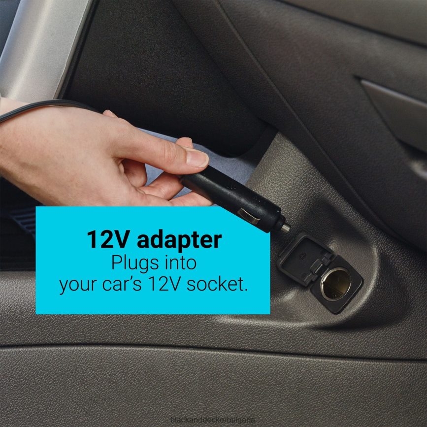 почистване бг BLACK+DECKER pivot vac 12v max dc ръчен вакуум за кола черен V8R6ZD47