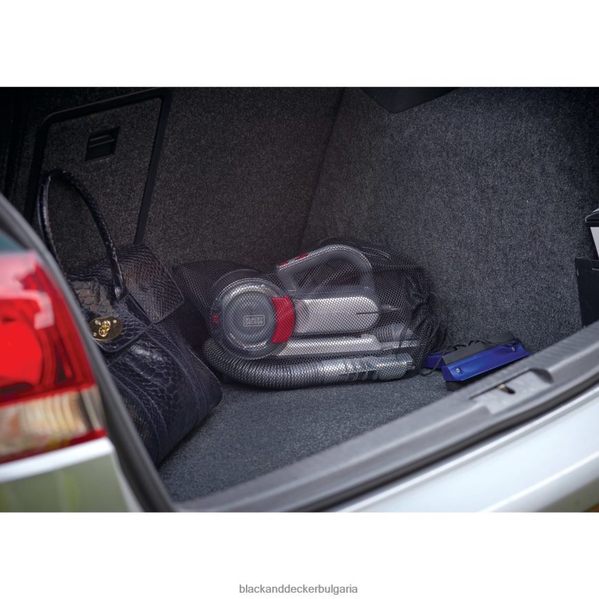 почистване бг BLACK+DECKER pivot vac 12v max dc ръчен вакуум за кола черен V8R6ZD47