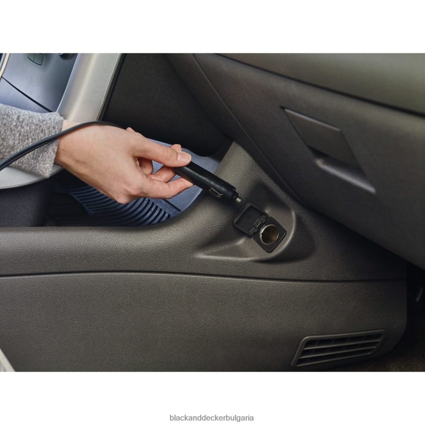 почистване бг BLACK+DECKER pivot vac 12v max dc ръчен вакуум за кола черен V8R6ZD47