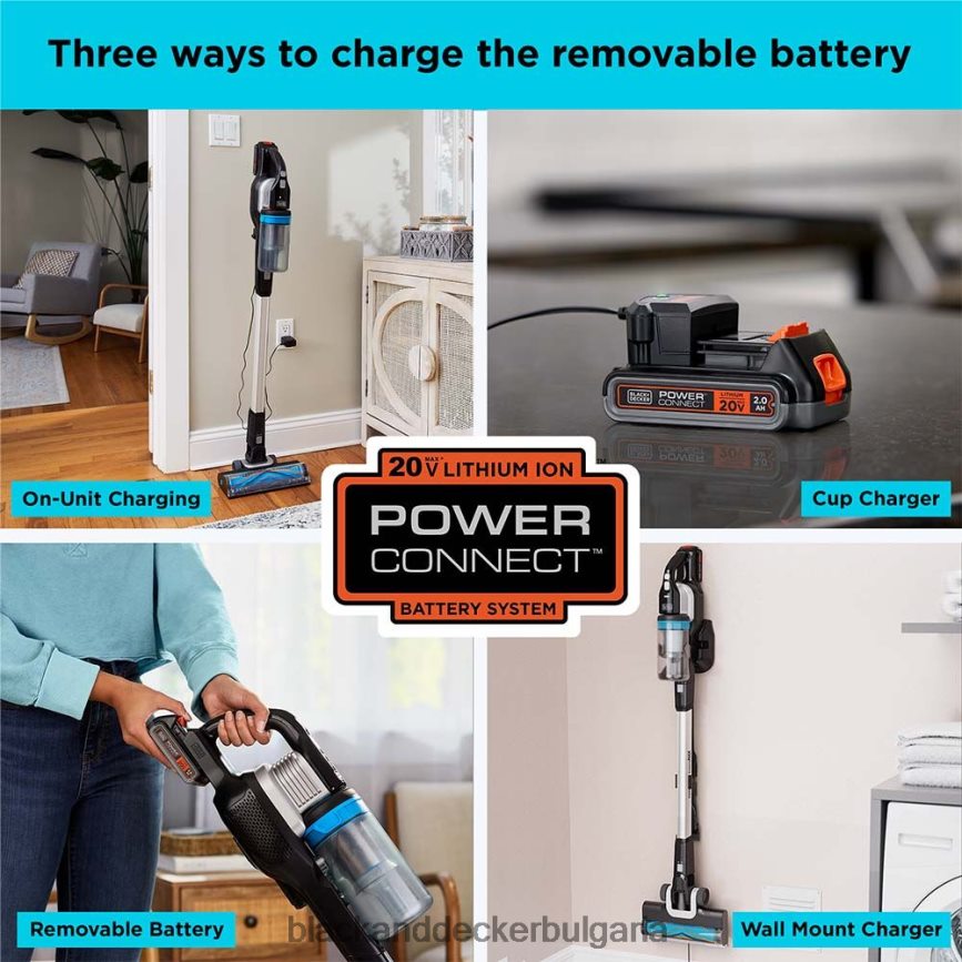 почистване бг BLACK+DECKER powerseries extreme max 20v max безжична прахосмукачка V8R6ZD90