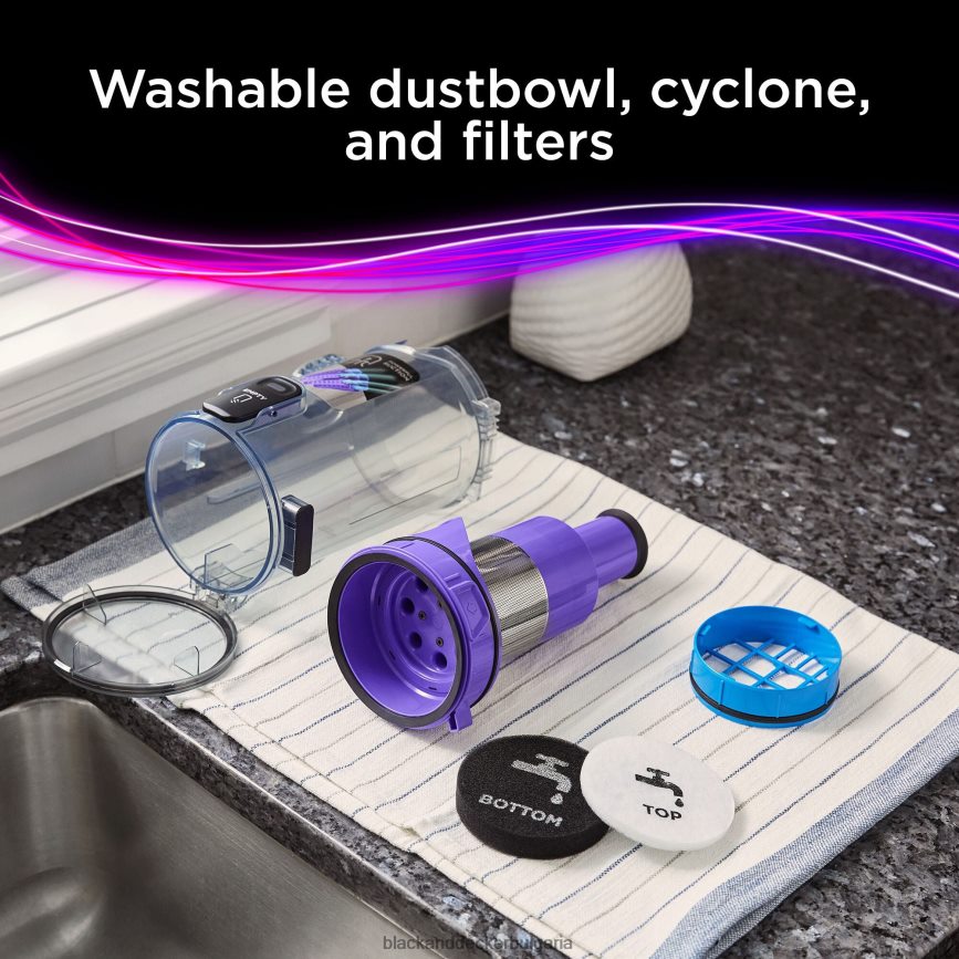 почистване бг BLACK+DECKER summitseries изберете безжична прахосмукачка V8R6ZD87