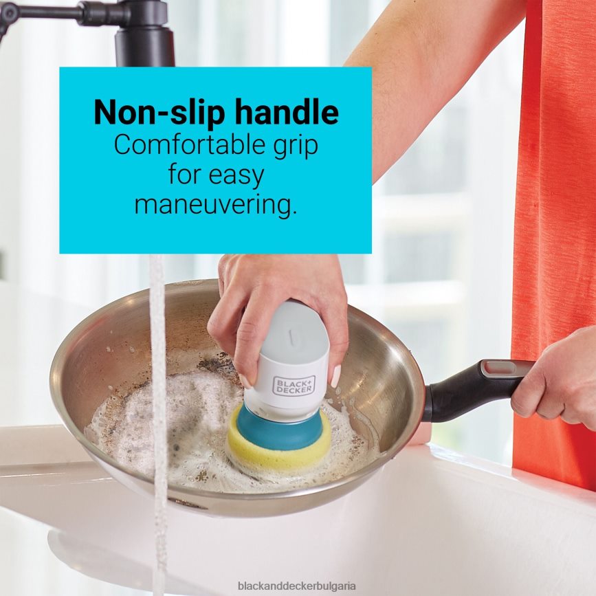 почистване бг BLACK+DECKER grimebuster мощна скрубер четка V8R6ZD115