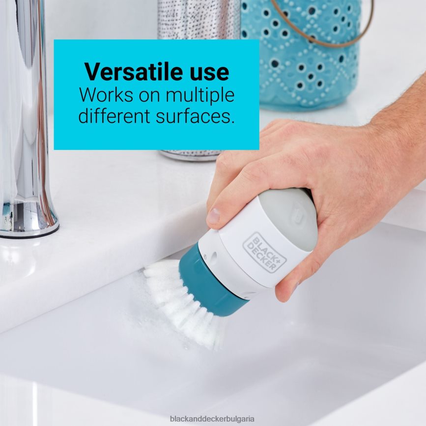 почистване бг BLACK+DECKER grimebuster мощна скрубер четка V8R6ZD115